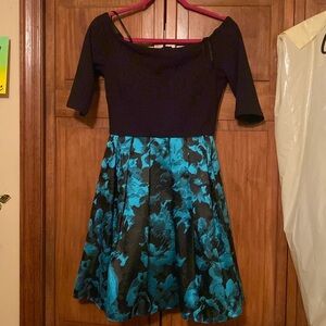 Homecoming off the shoulder dress